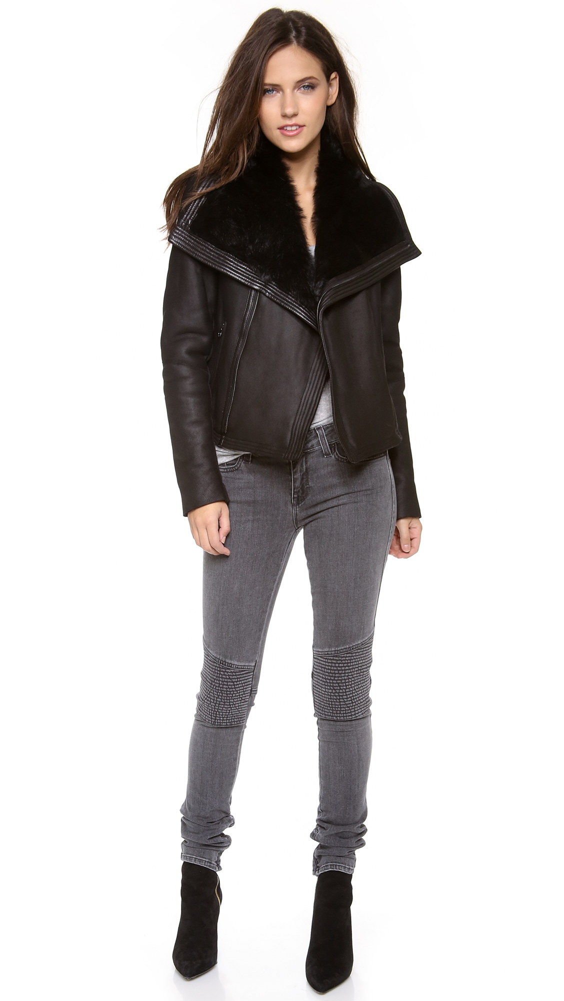 vince shearling jacket