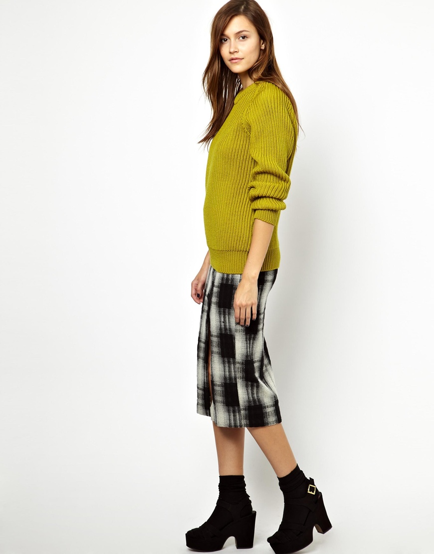 chunky ribbed jumper