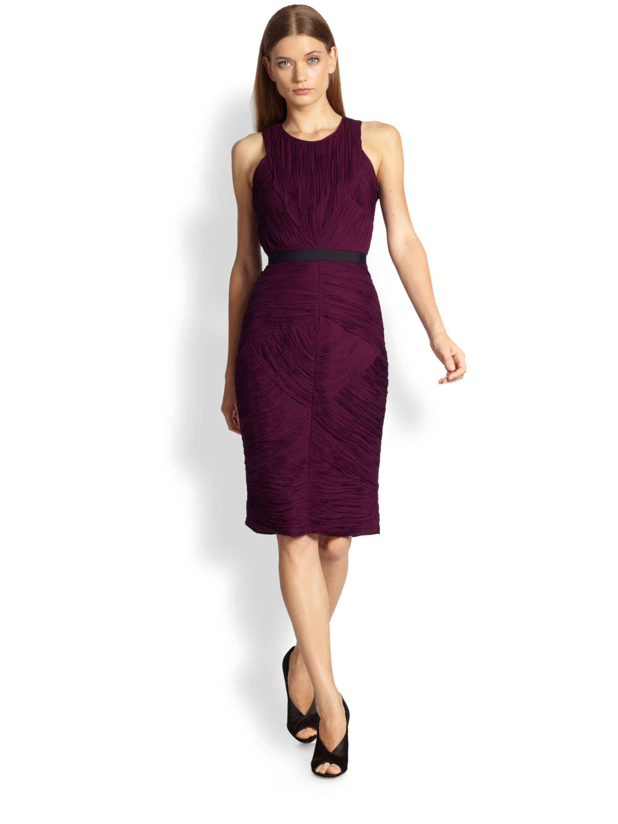 burberry purple dress