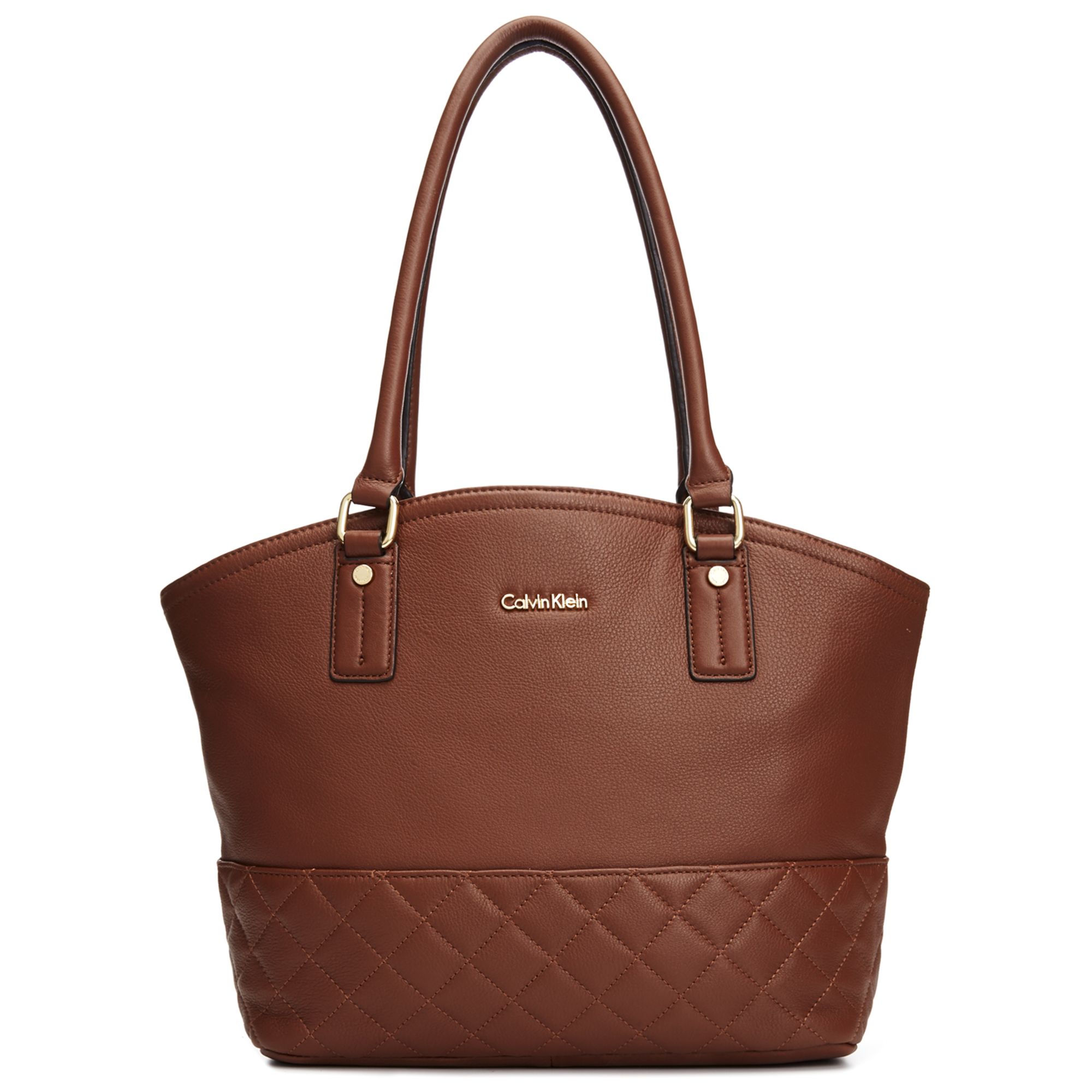 Lyst Calvin Klein Key Items Pebble Tote In Brown 4712