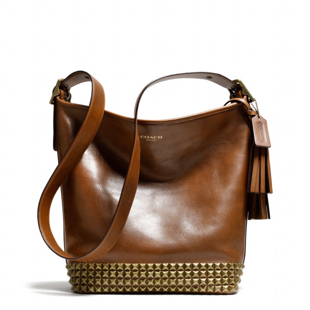 Lyst - Coach Legacy Archival Duffle in Studded Leather in Brown
