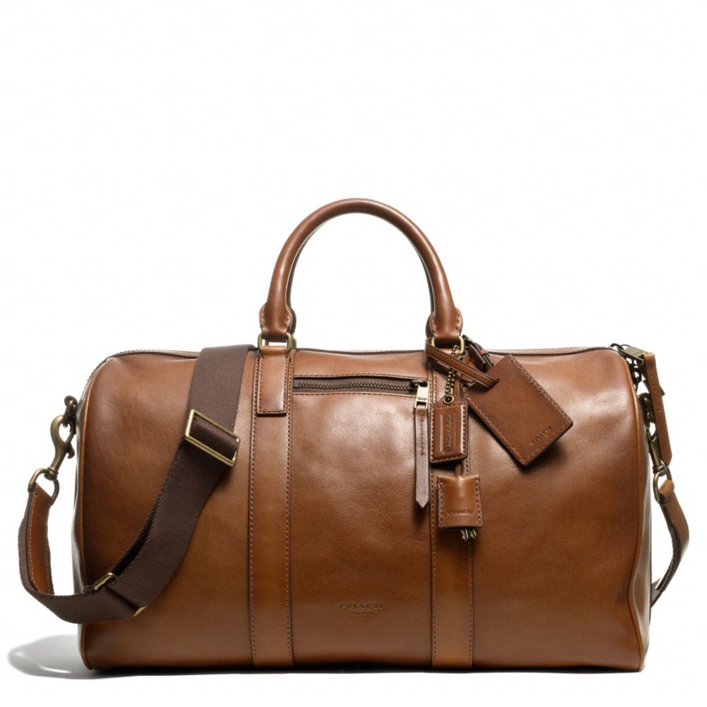 Buy Coach Heather Grey Carryall Leather Duffle Bag for Men Online @ Tata  CLiQ Luxury