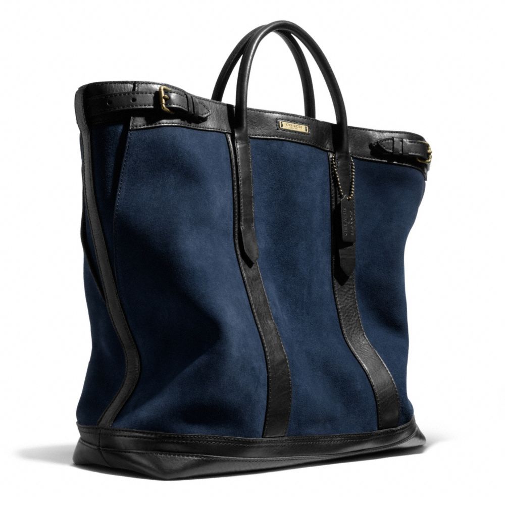 COACH Billy Reid Warrior Tote in Suede in Blue for Men | Lyst