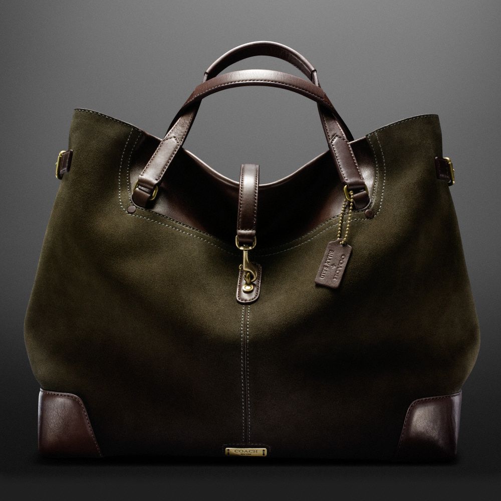 olive green coach bag