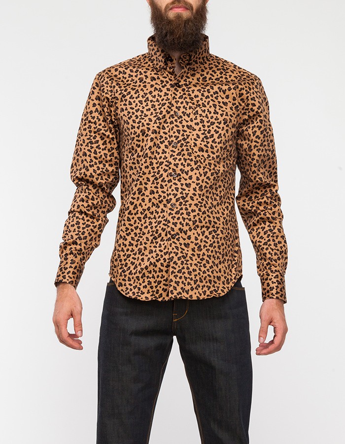 Lyst Naked & Famous Leopard Print Shirt for Men