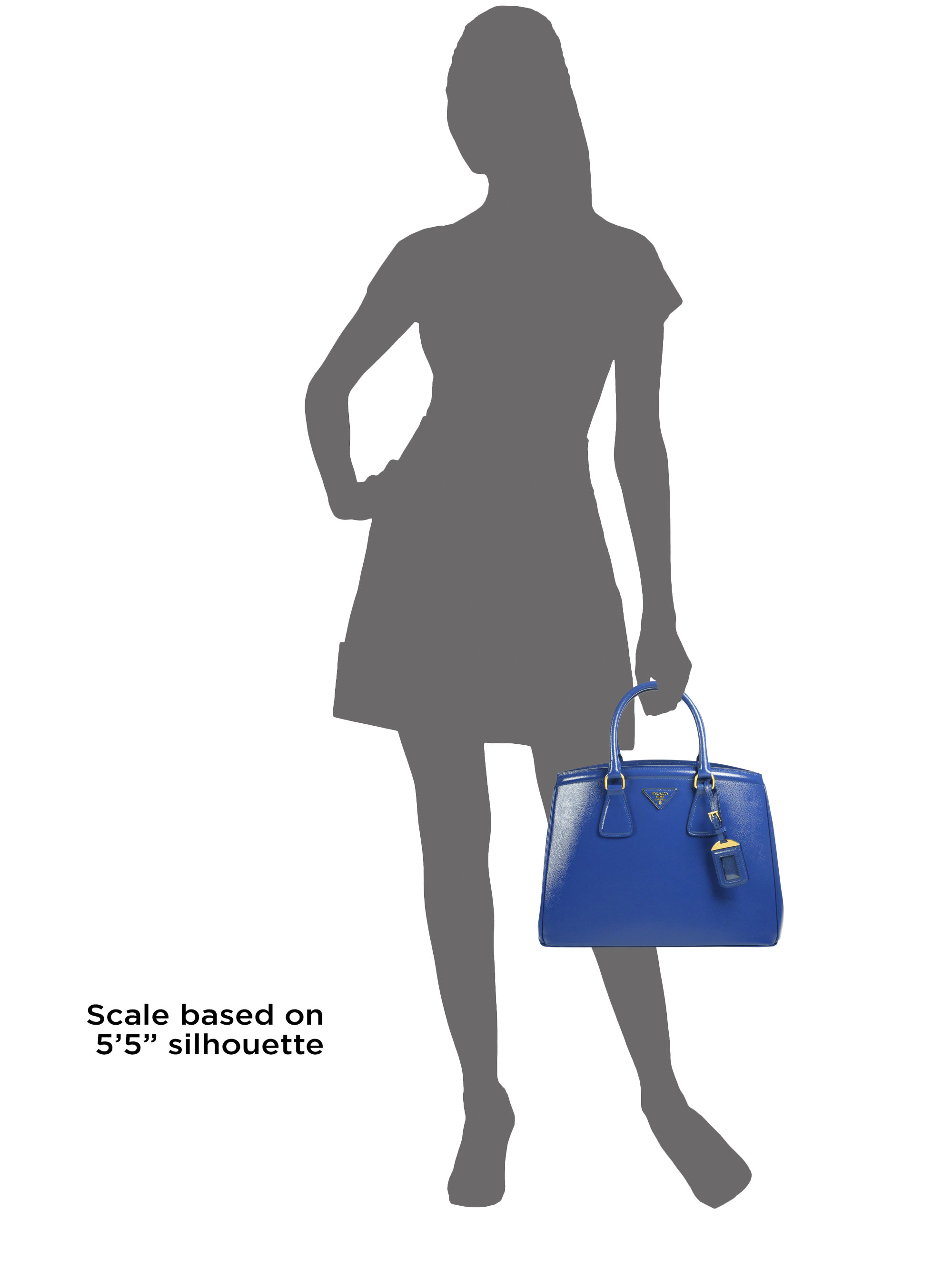 dark blue prada bag - Prada Saffiano Parabole Tote in Blue | Lyst