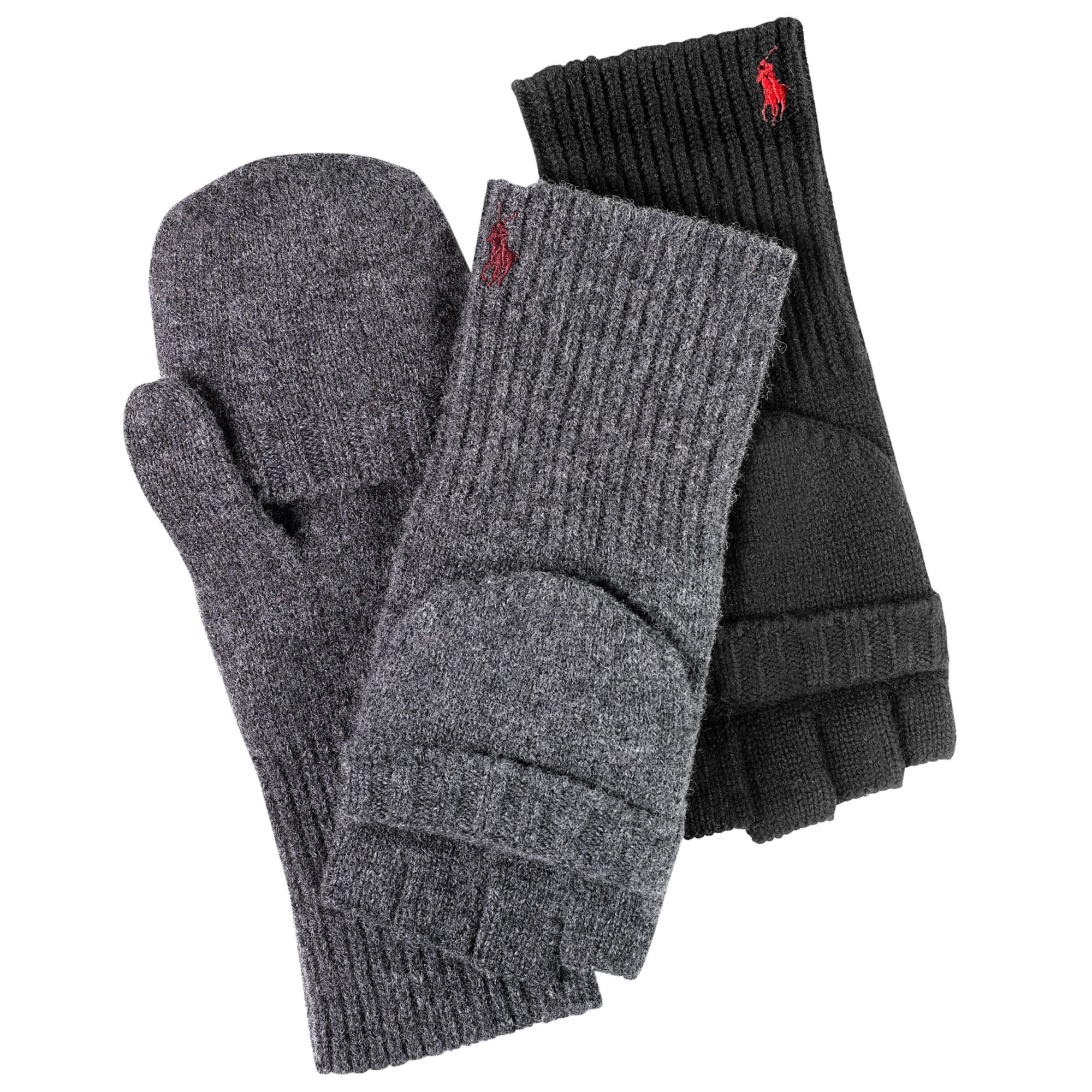 mens wool convertible mittens