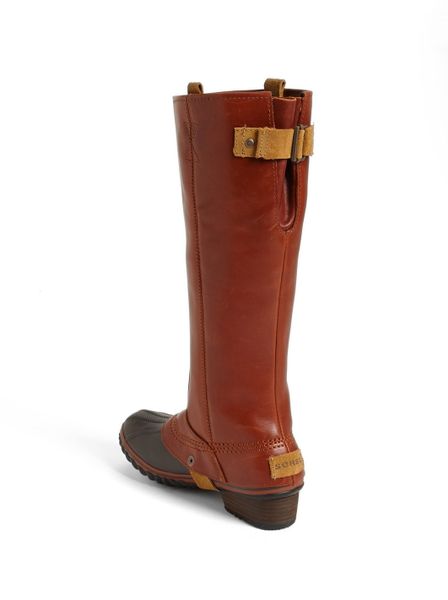 Sorel Slimpack Riding Boot in Brown (Cinnamon) | Lyst