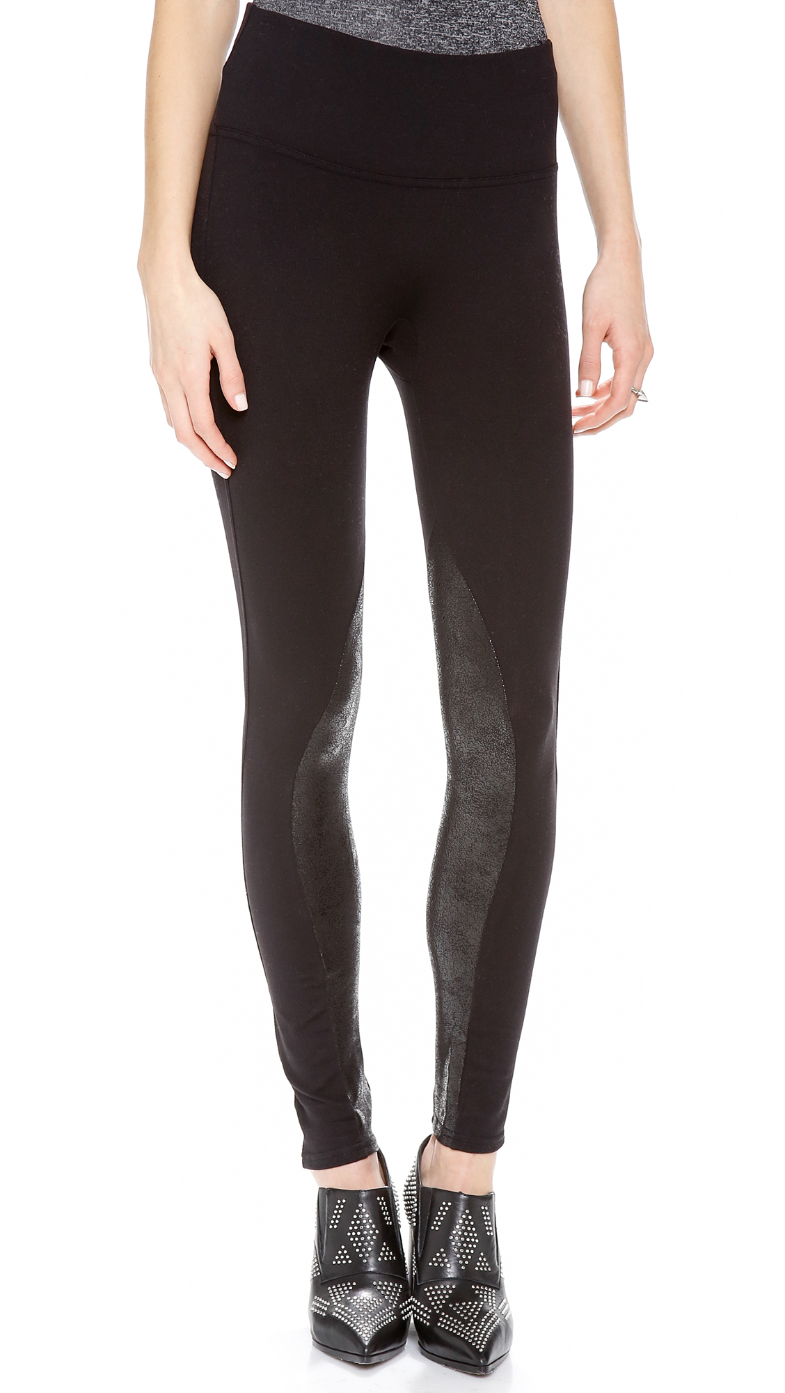 Spanx Ready To Wow Riding Leggings Black in Brown | Lyst