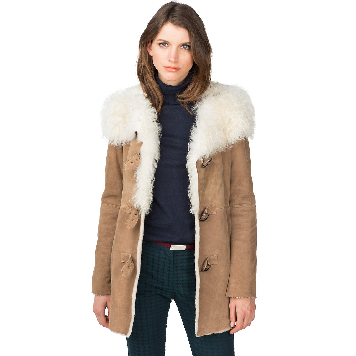 tommy hilfiger shearling jacket