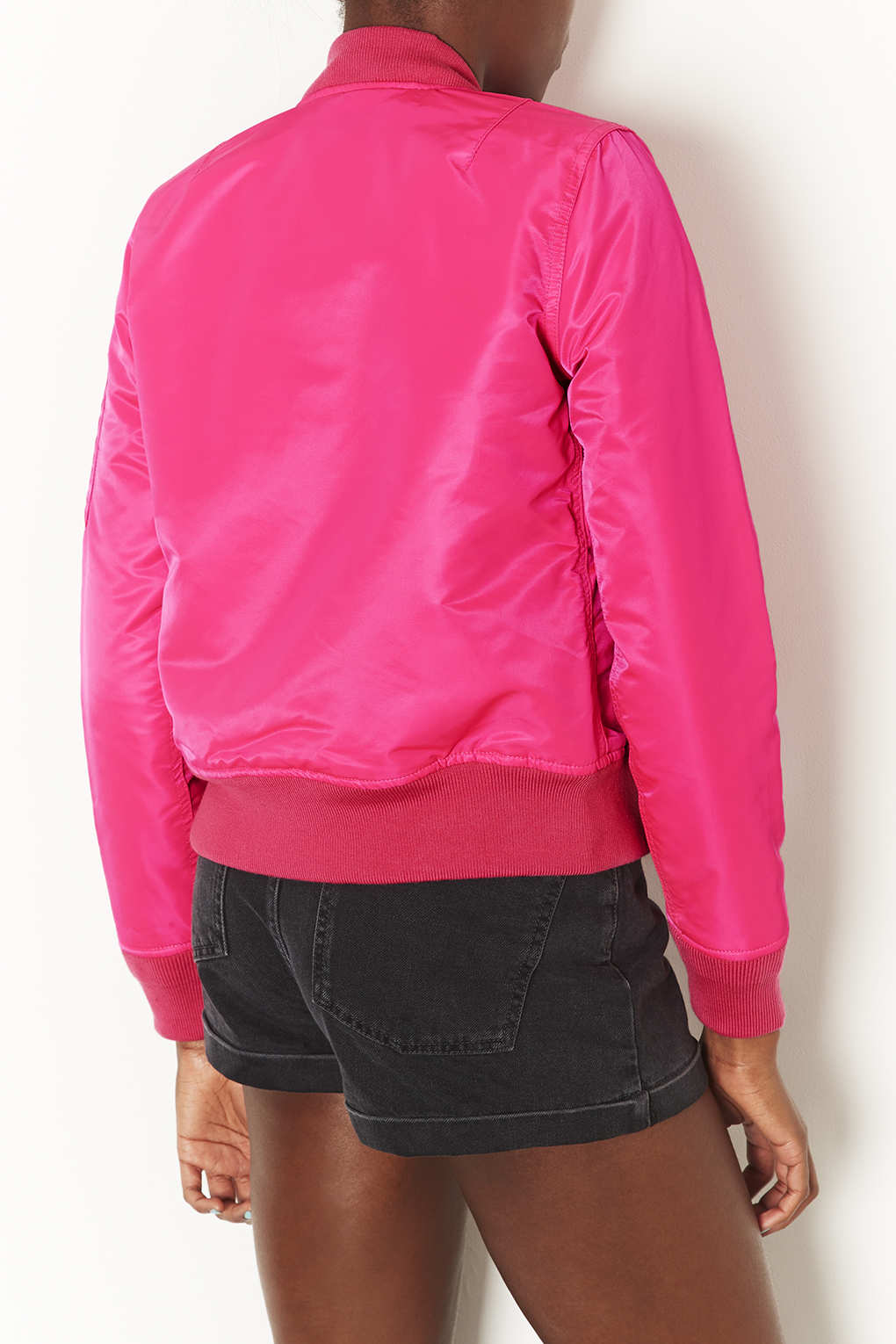 Bomber Jacket By Schott Nyc in Pink Lyst