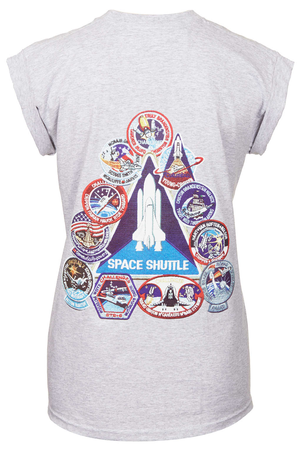 Topshop Nasa Tee By Tee and Cake in Gray  Lyst