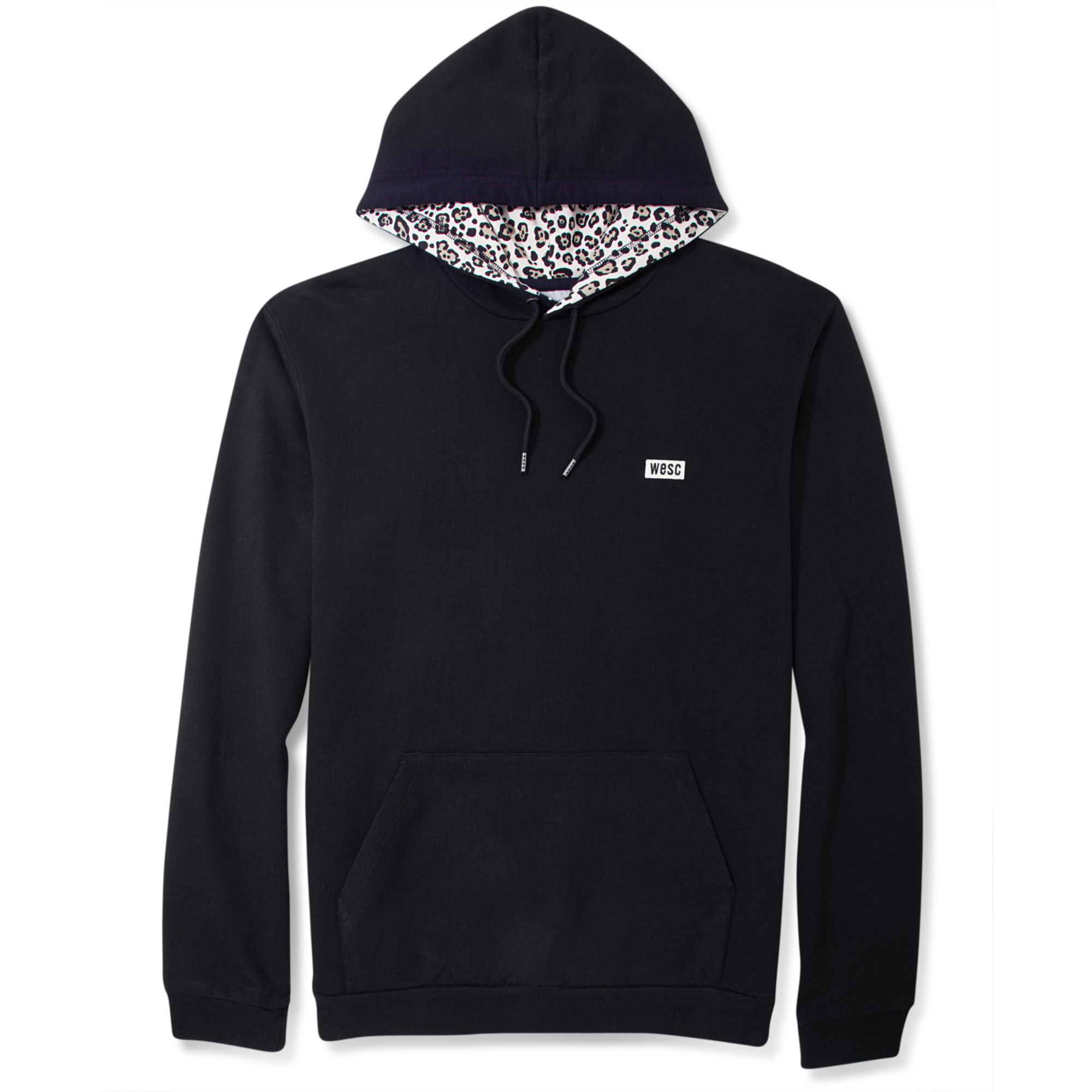 lyst wesc spotted in the pullover hoodie in black lyst wesc spotted in the pullover hoodie in black