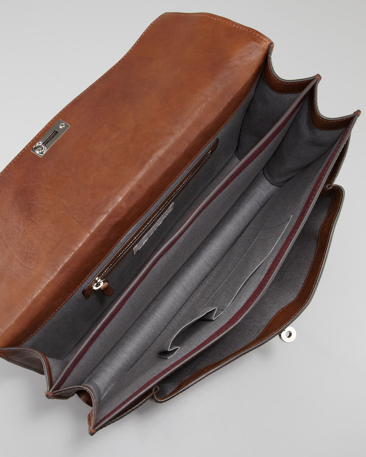 brunello cucinelli leather portfolio