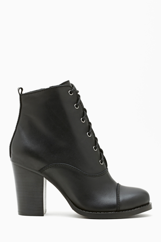 Nasty Gal Shoe Cult Camden Bootie in Black (BLACK LEATHER) | Lyst