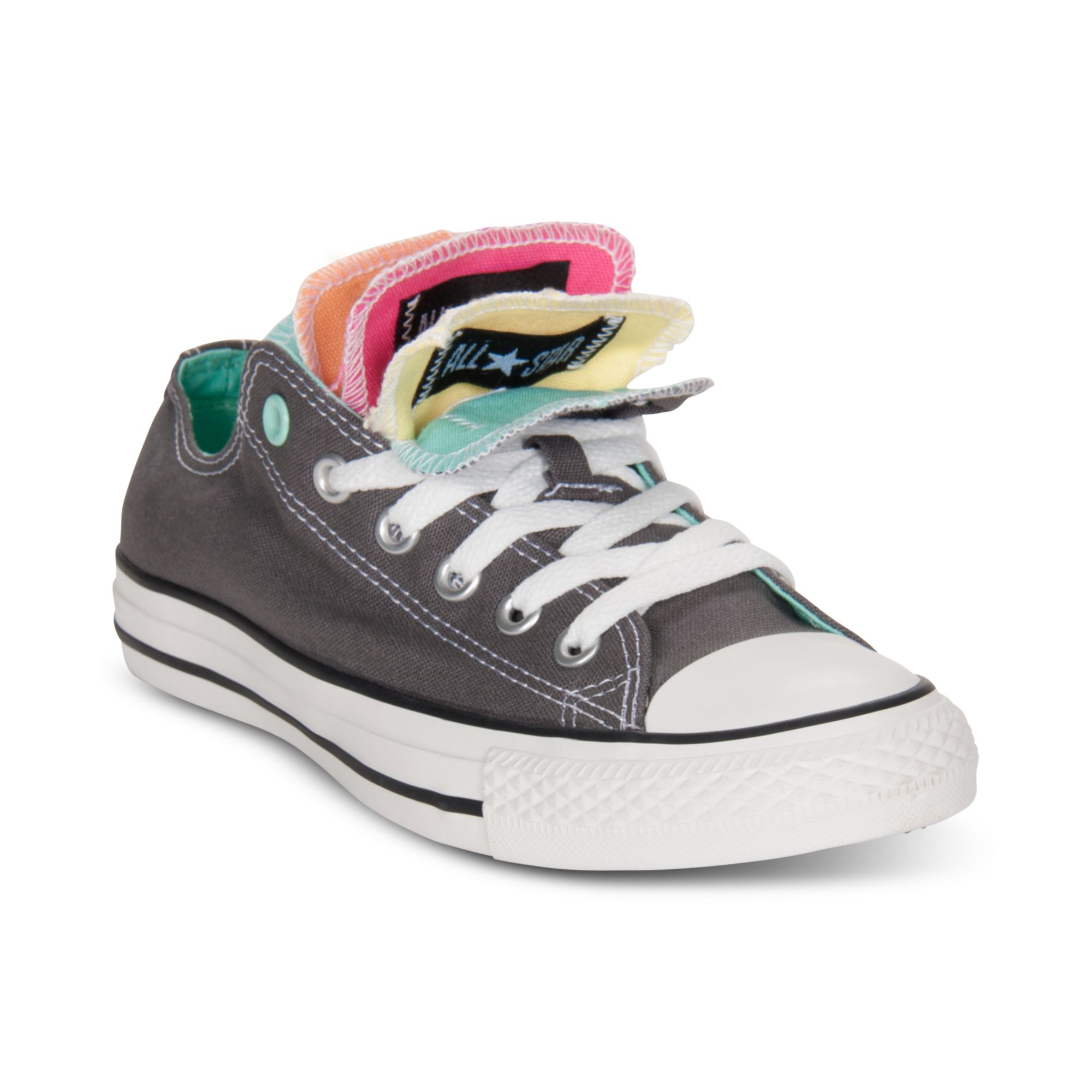 Converse Chuck Taylor Ox Multiple Tongue Casual Sneakers in Brown | Lyst
