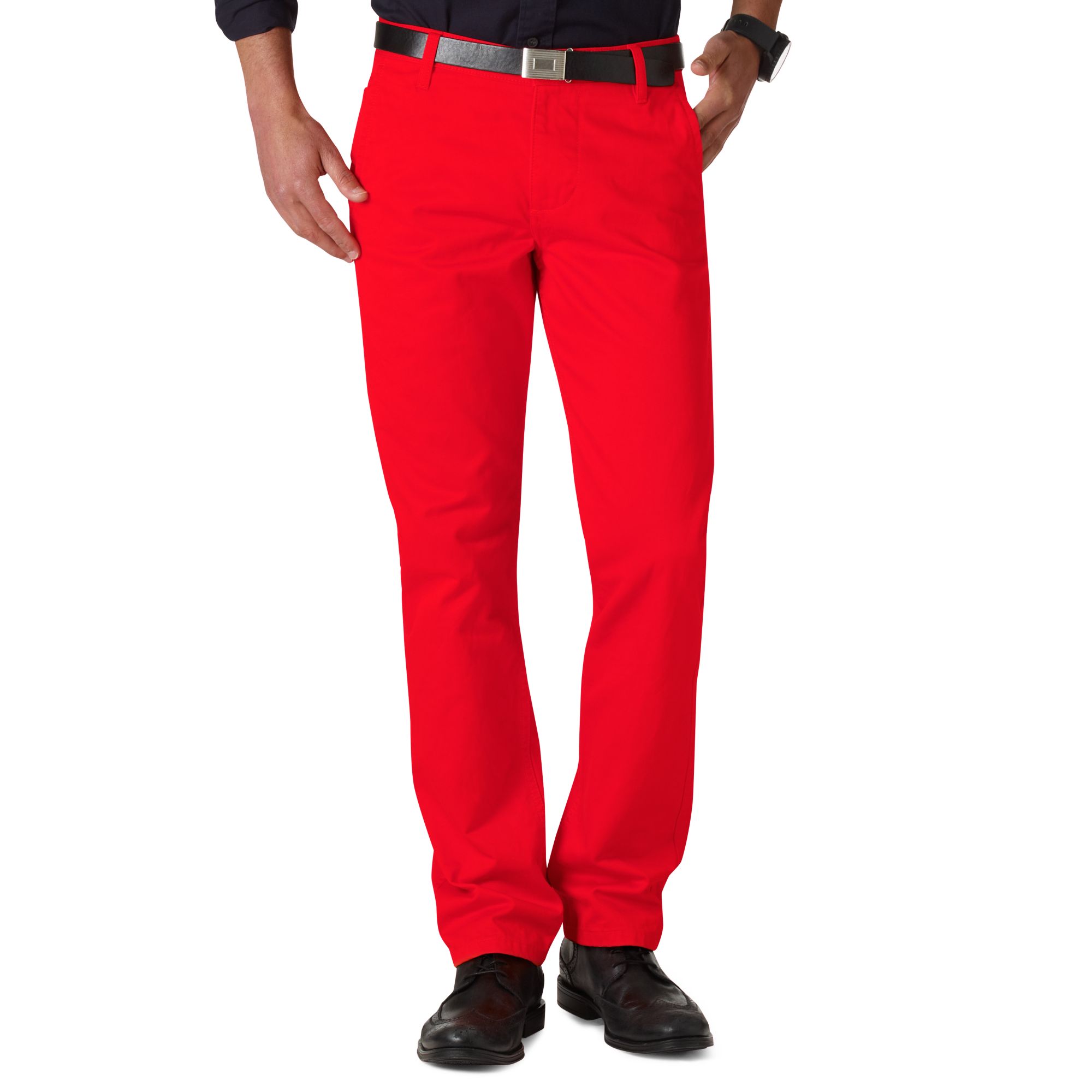 Dockers Slimfit Game Day Alpha Khaki Georgia Pants in Red for Men - Lyst