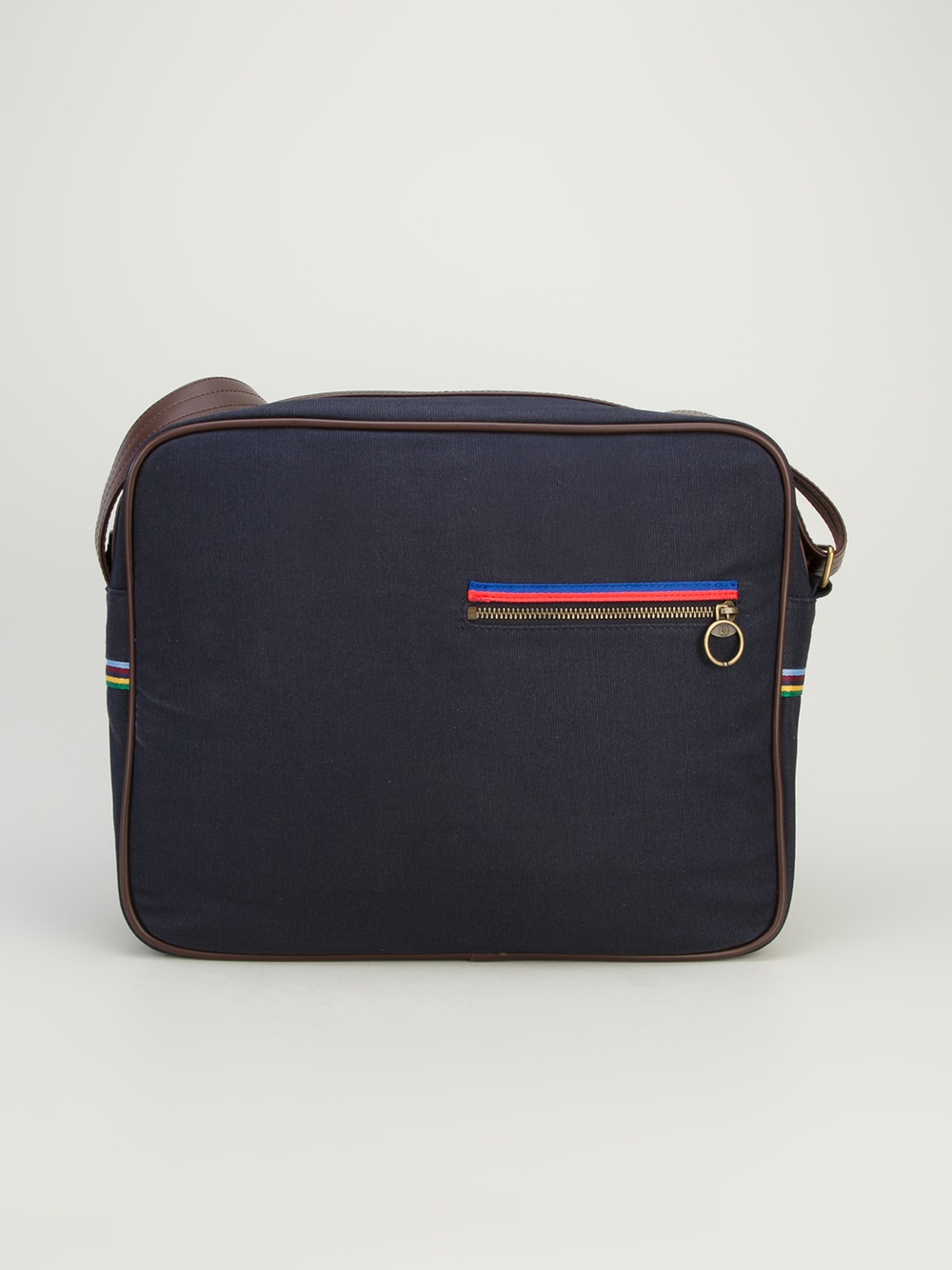 Lyst Fred Perry Messenger Bag in Blue for Men