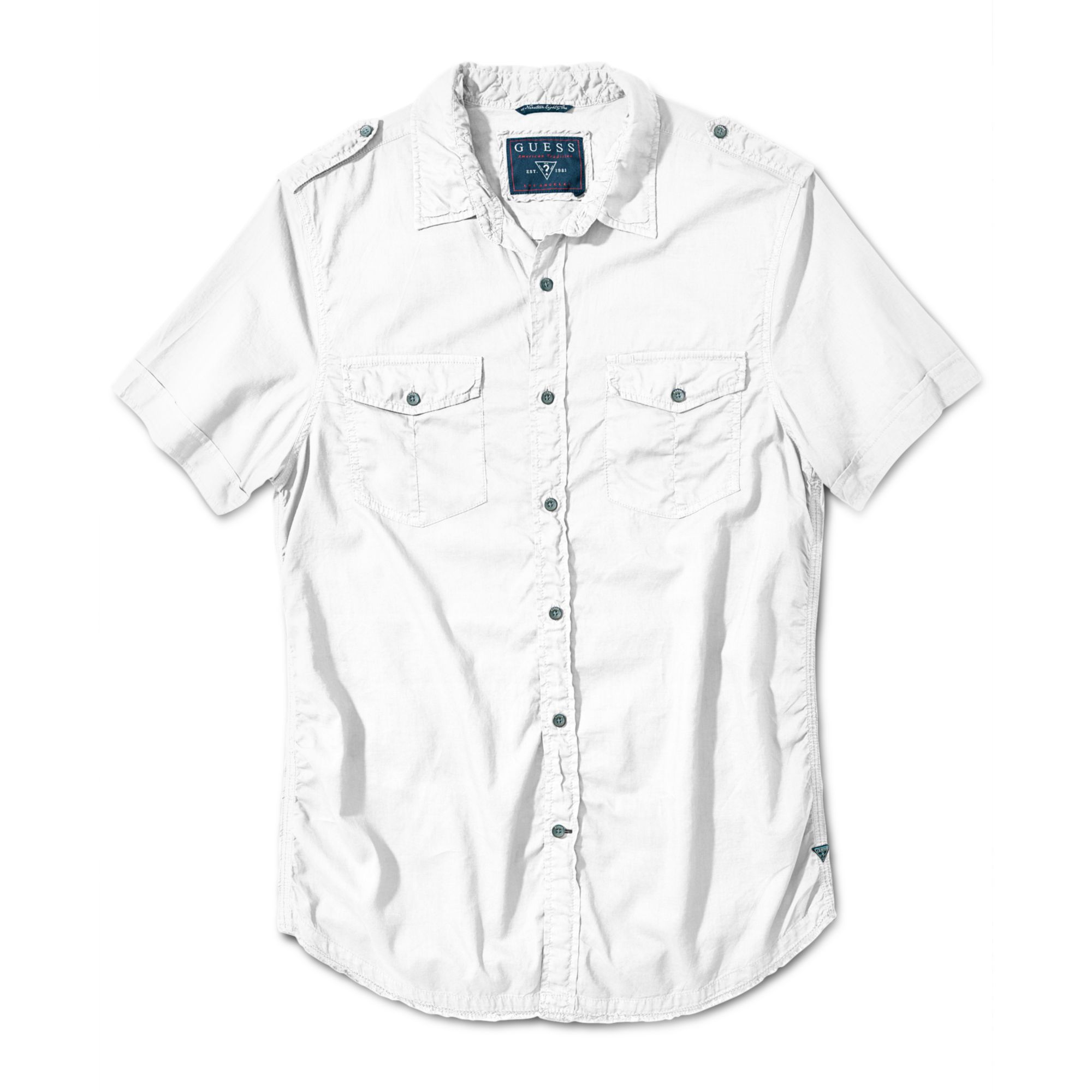 guess short sleeve shirt