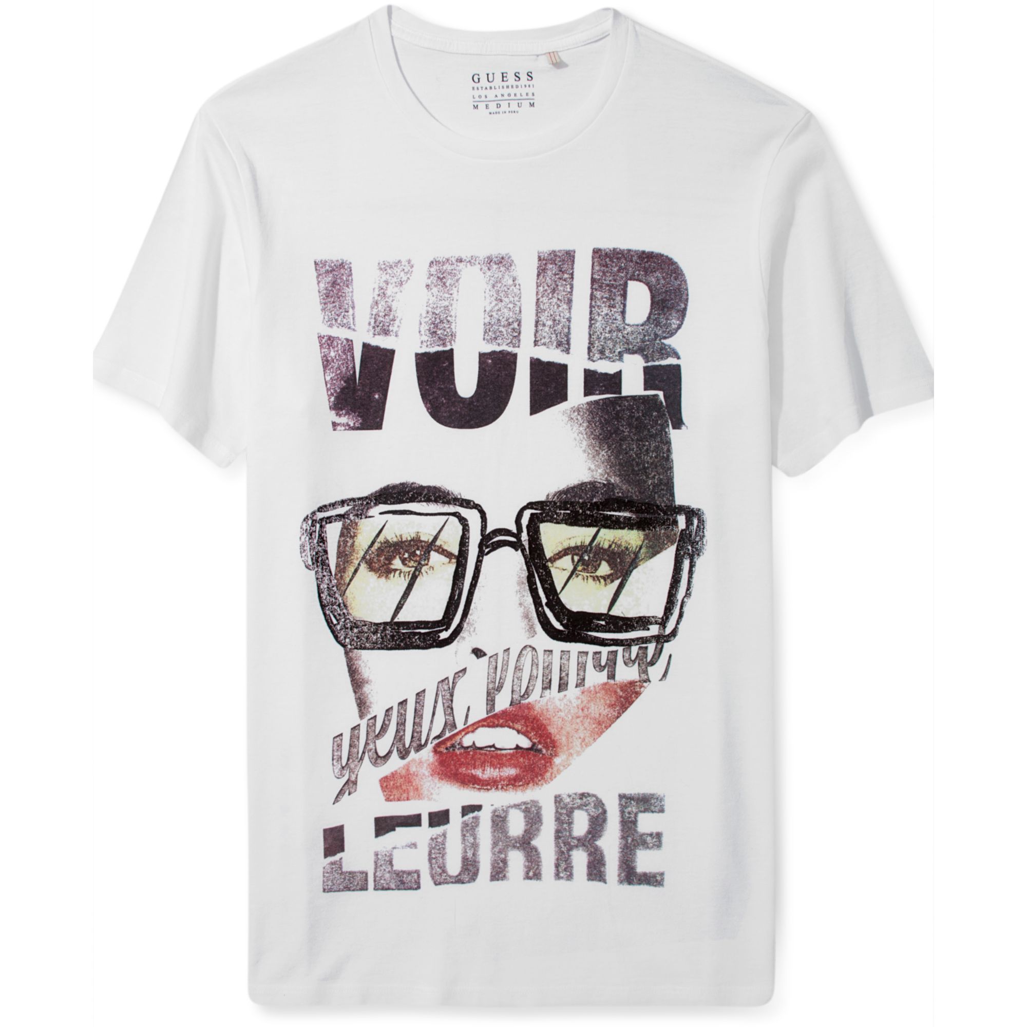 guess graphic t shirt
