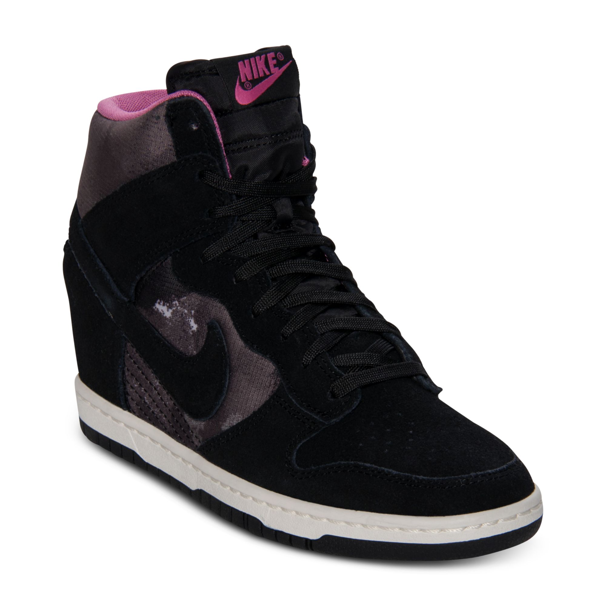 Nike Dunk Sky Hi Print Casual Sneakers in Black - Lyst