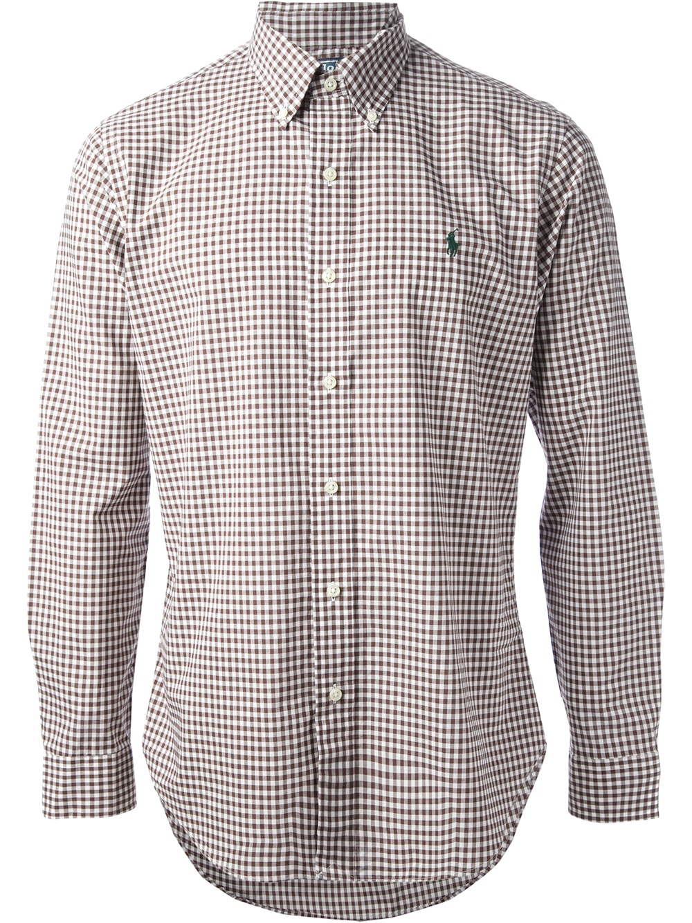 Polo Ralph Lauren Checked Shirt in Brown for Men | Lyst