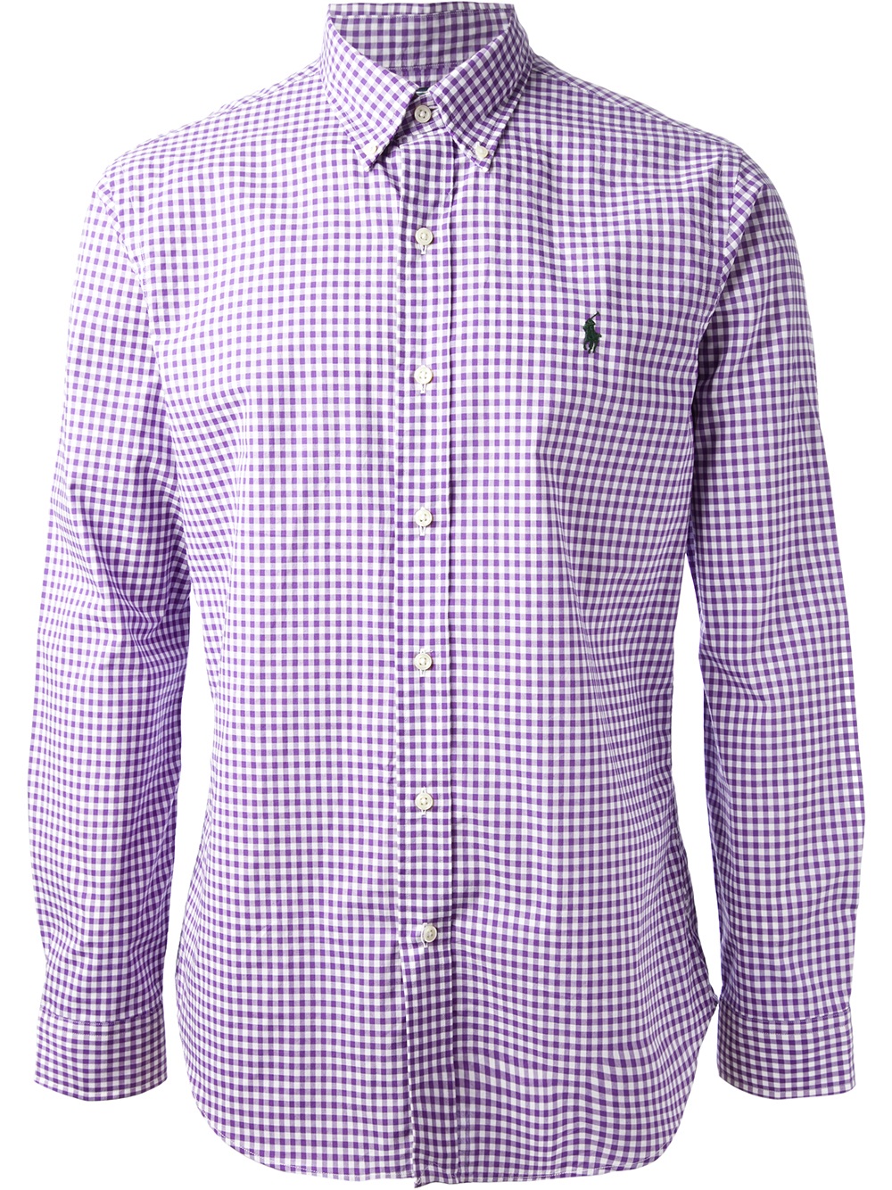 Polo Ralph Lauren Checked Shirt in Purple for Men | Lyst