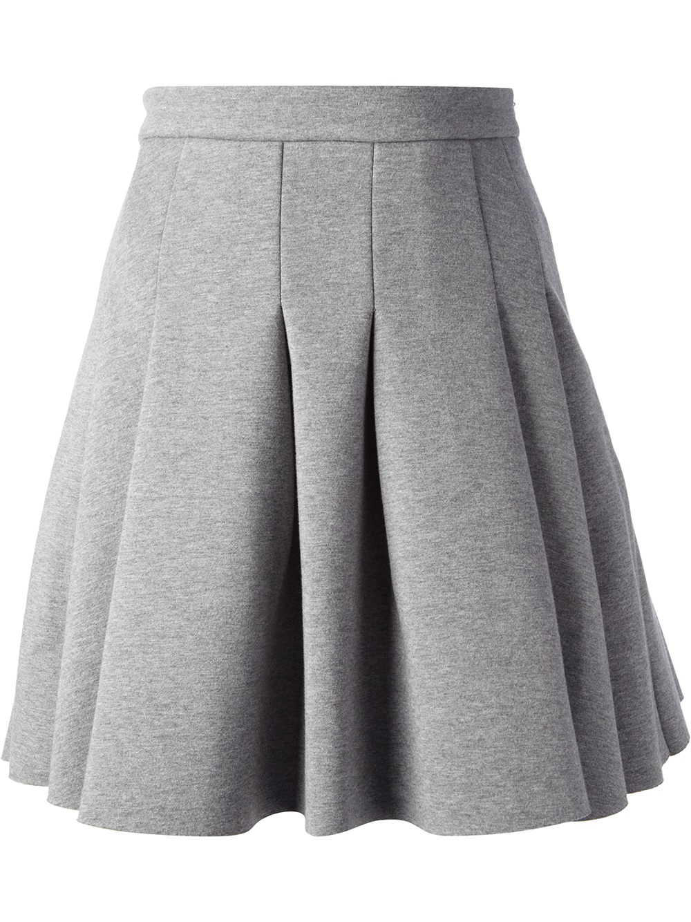 Women's gray pleated clearance skirt