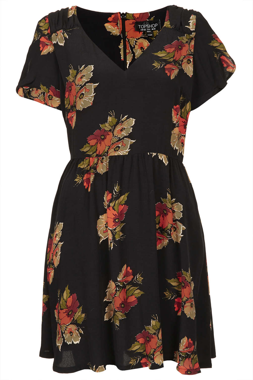 autumn floral dress