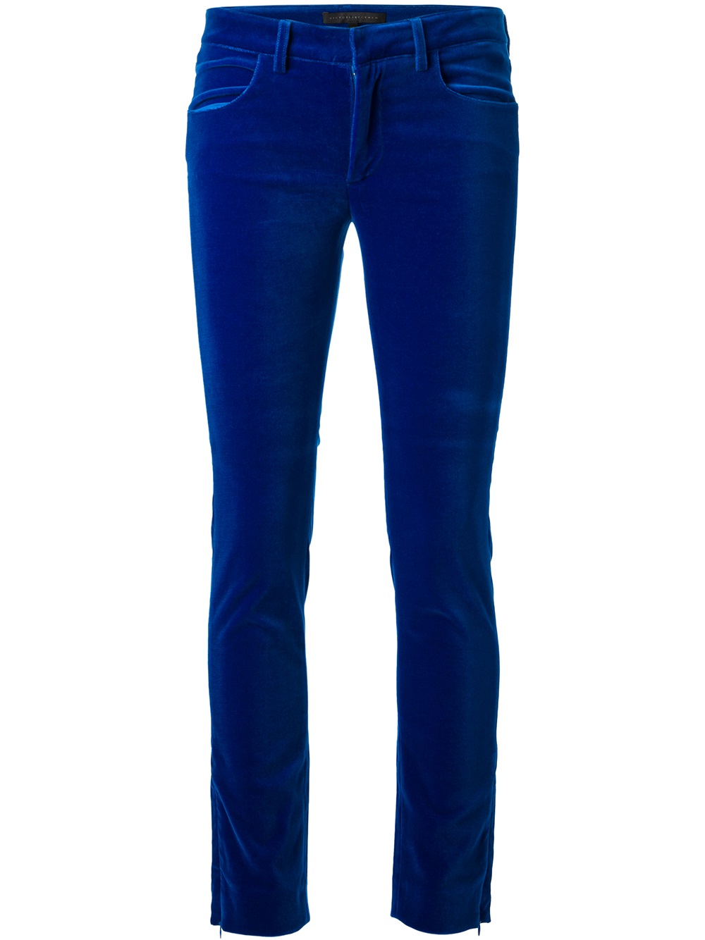 blue velvet jeans