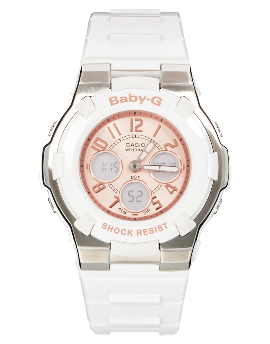 casio g shock white strap