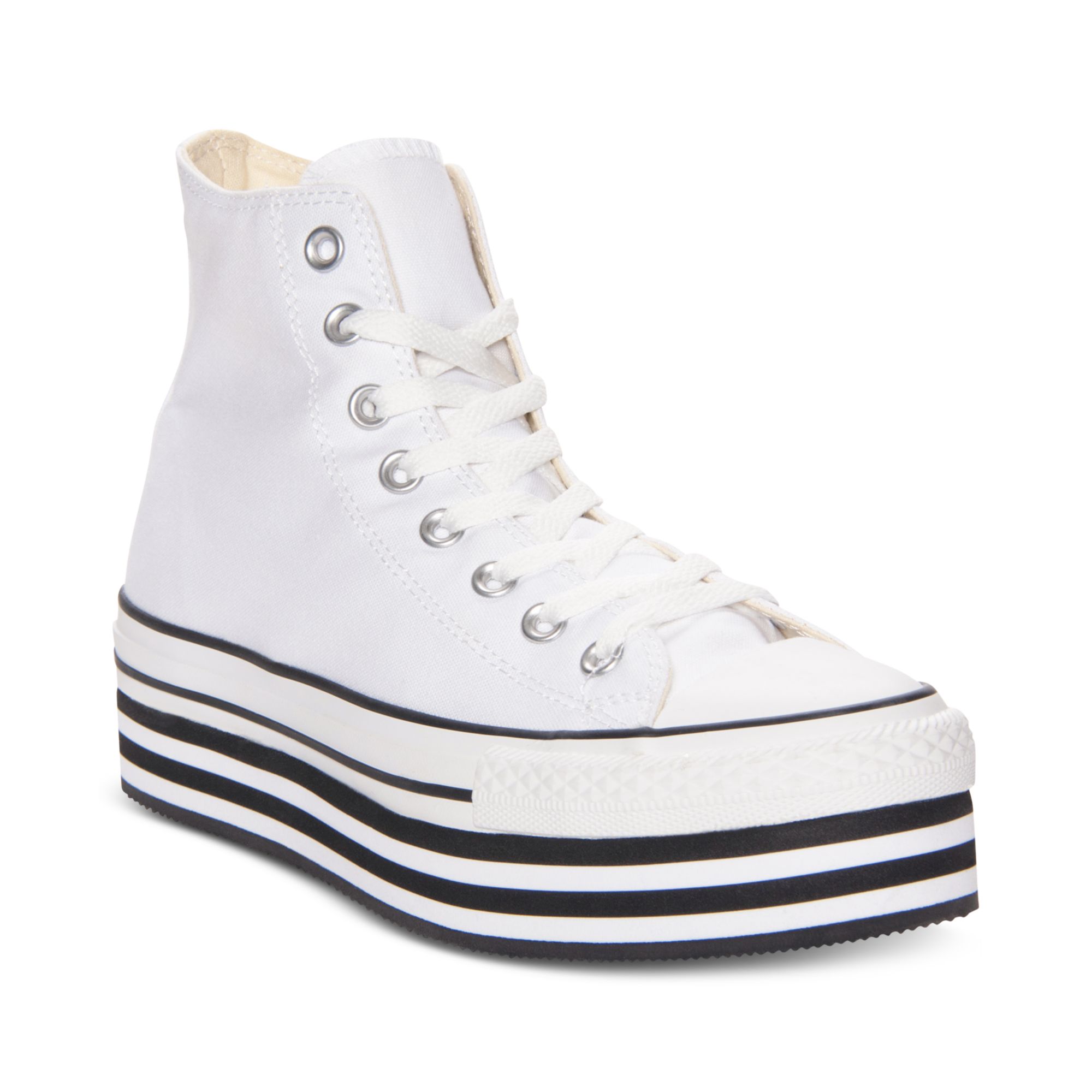 Converse Chuck Taylor Platform Eva Hi Casual Sneakers in White | Lyst