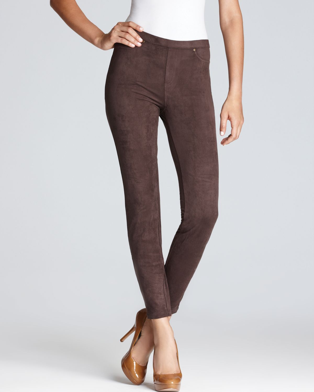 microsuede leggings