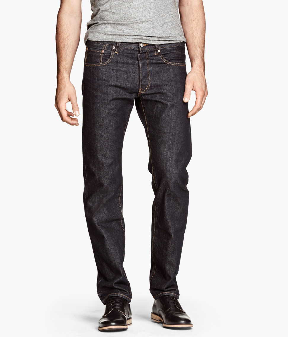 Lyst H&m Straight Regular Jeans in Blue for Men