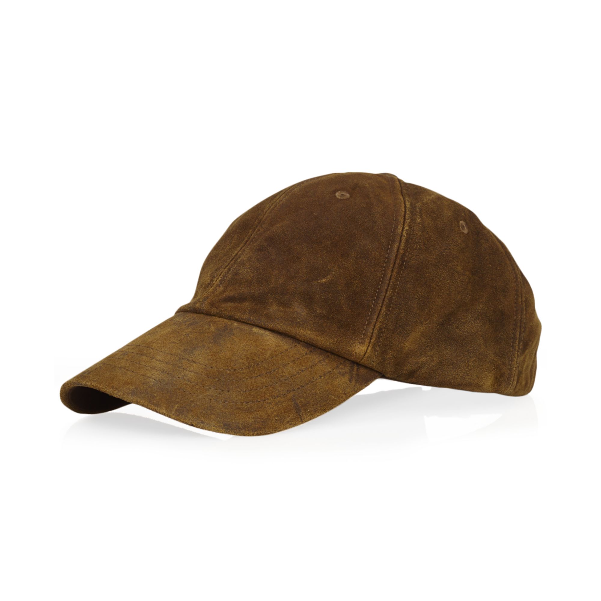 Lyst Ralph Lauren Sag Harbor Suede Cap in Brown for Men