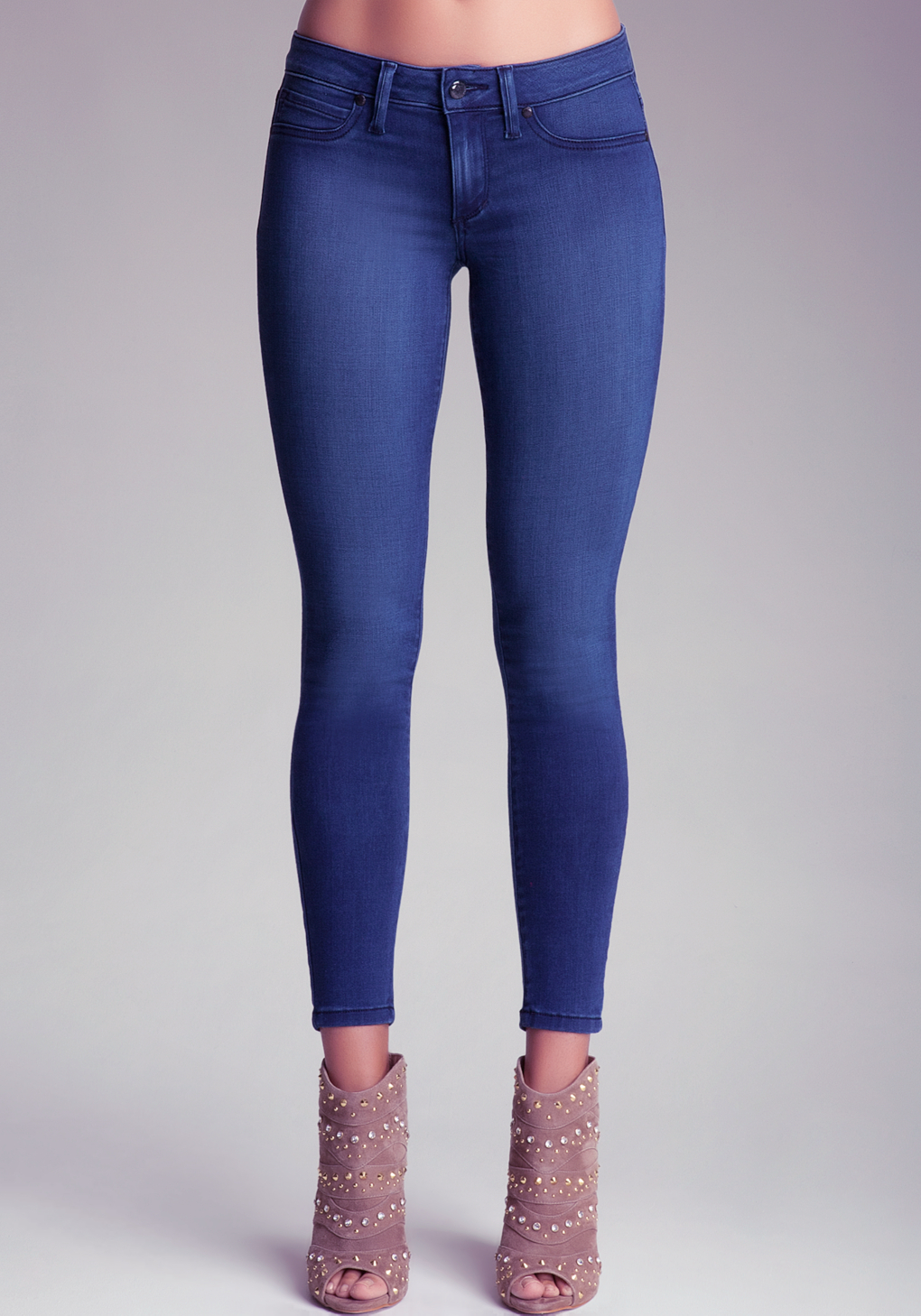 Lyst Bebe Ultra Skinny Jeans in Blue
