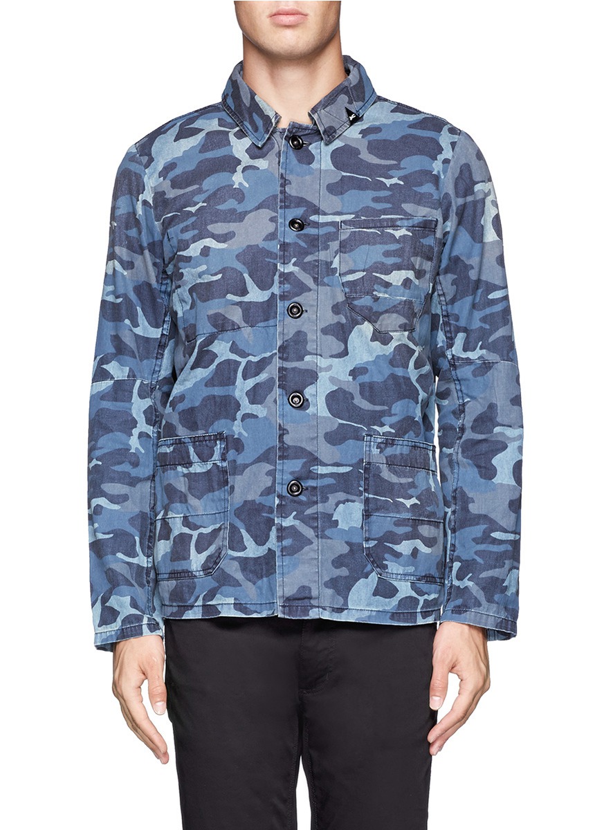 camouflage cotton shirt