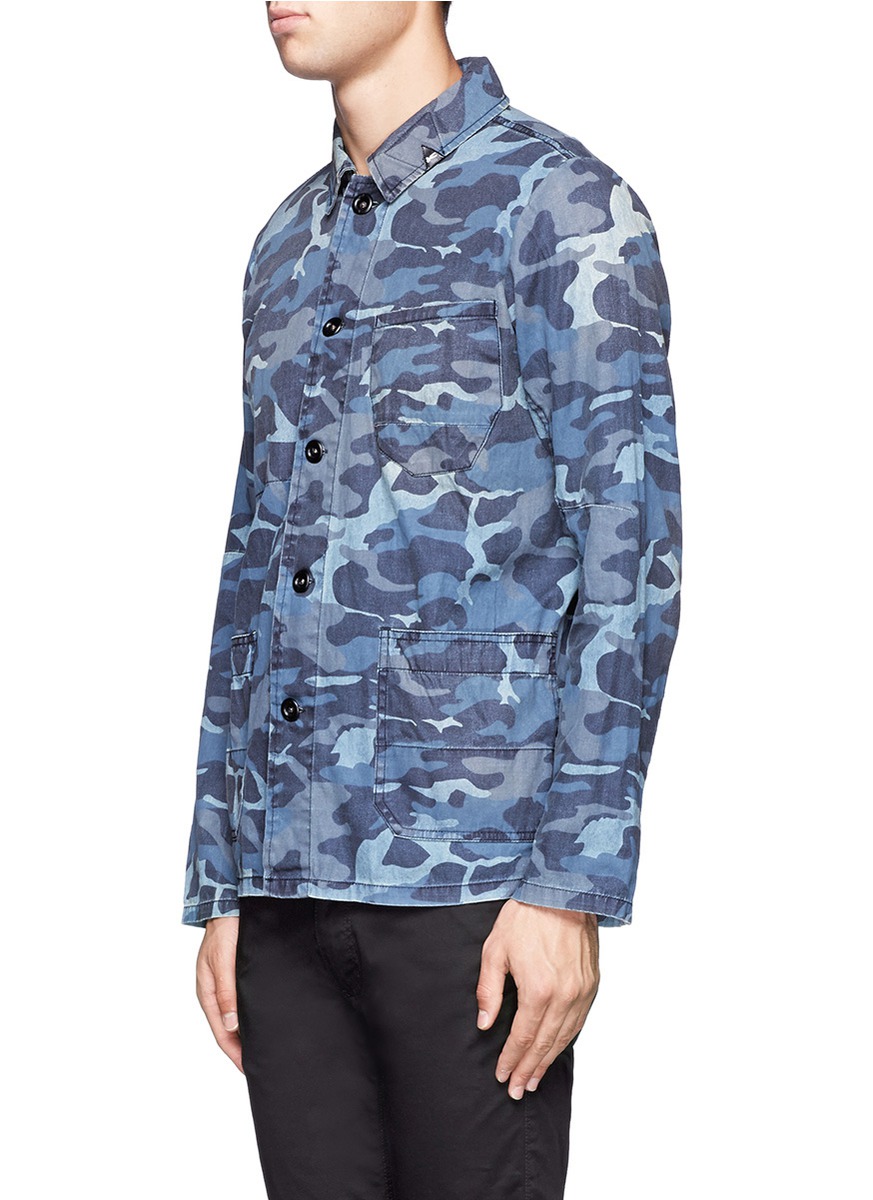 camouflage cotton shirt