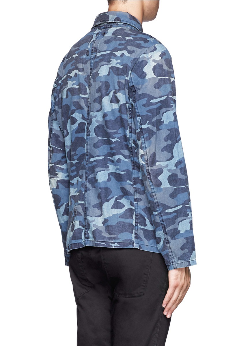 camouflage cotton shirt