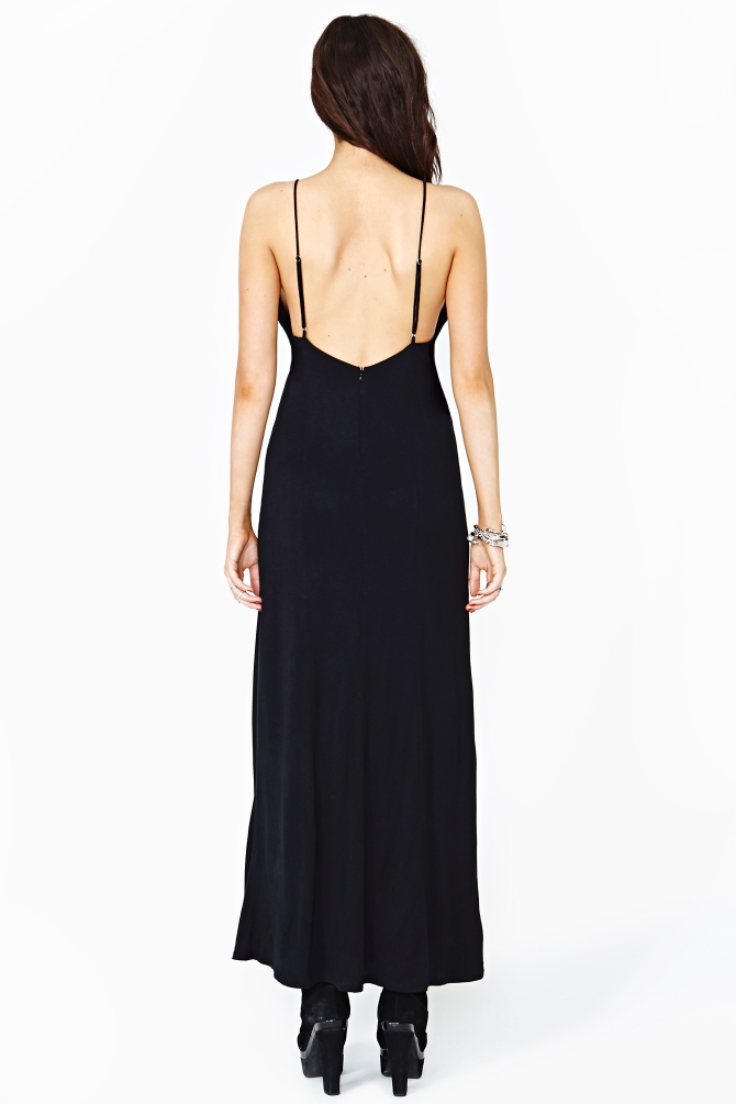 nasty gal square with me maxi dress