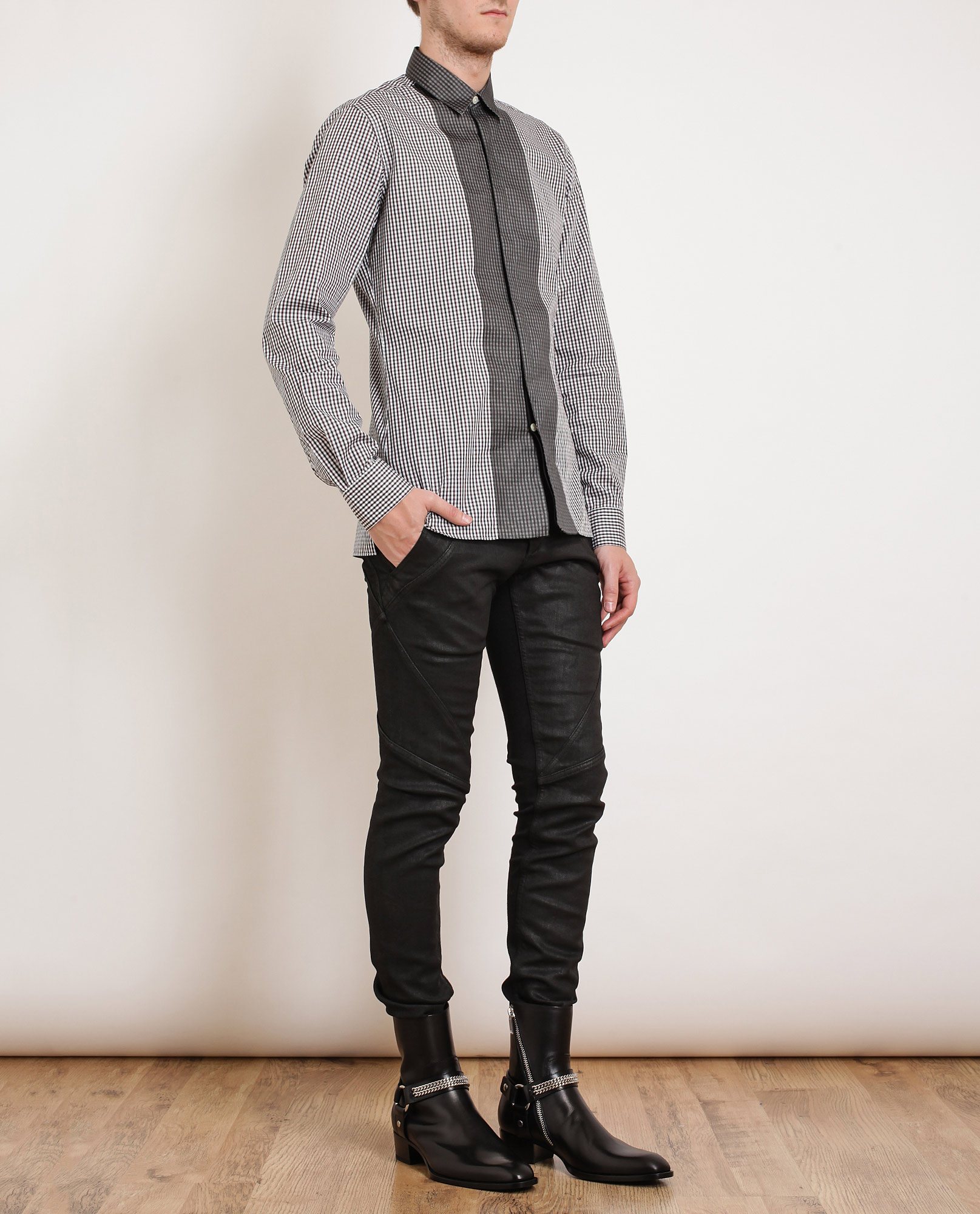 mens boots saint laurent