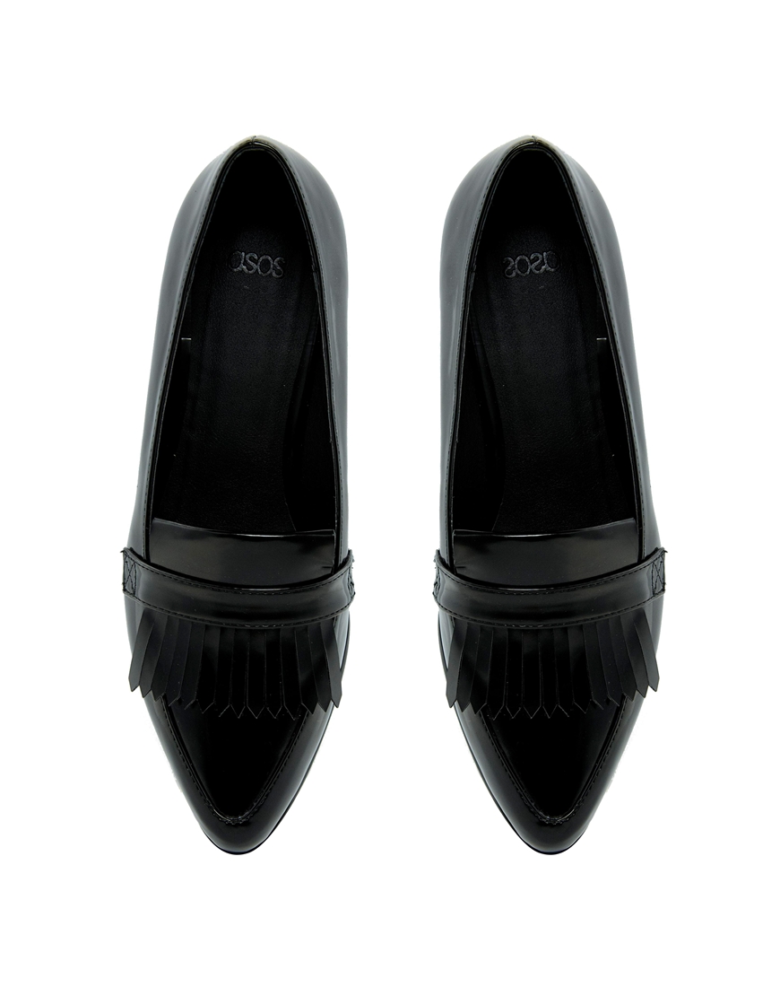 asos pointed flat shoes
