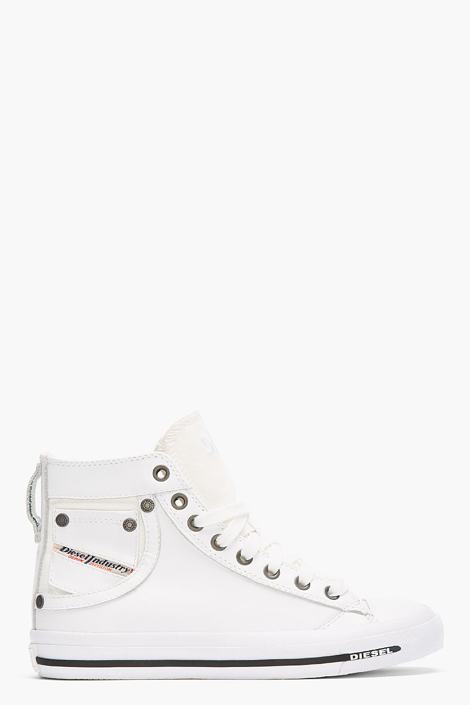 diesel white high tops