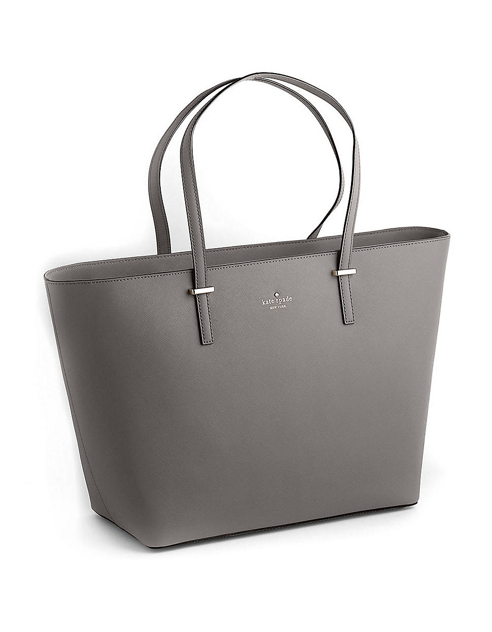 Kate Spade Cedar Street Medium Harmony Leather Tote Bag in Grey (Gray