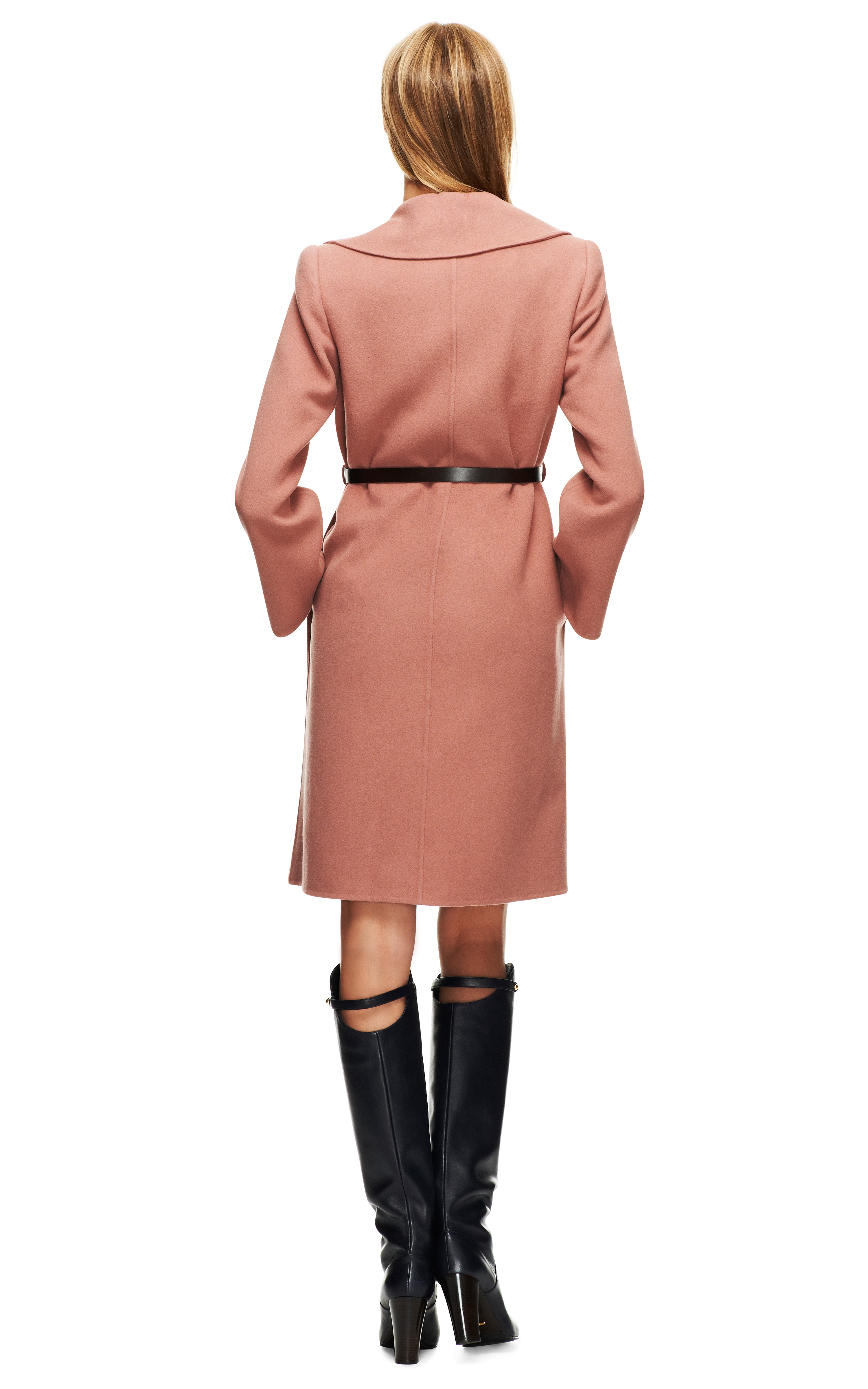 Lyst Marc Jacobs Double Faced Cashmere Belted Coat in Pink