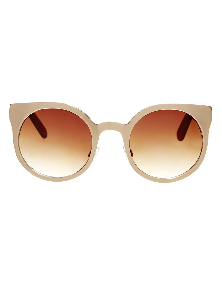 Lyst Quay Nikita Cat Eye Sunglasses in Brown