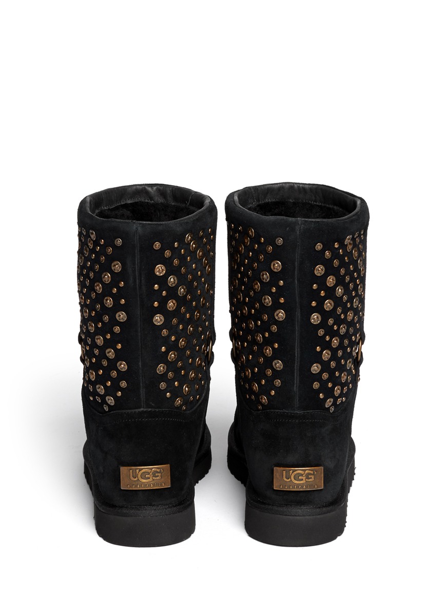 UGG Elliott Studded Short Boots in Black | Lyst