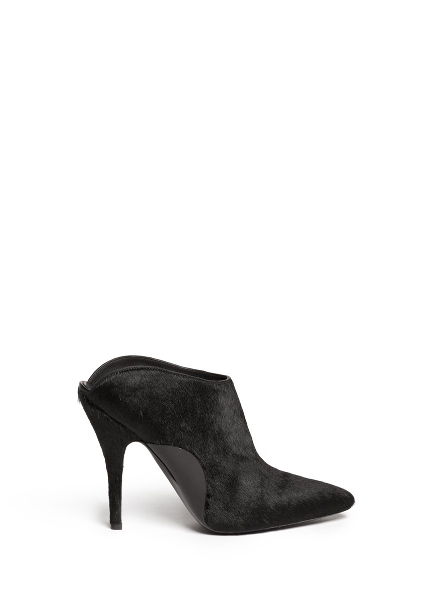 backless ankle boots