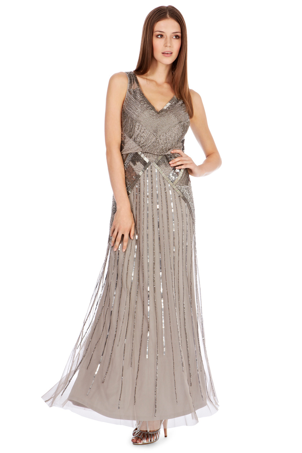art deco maxi dress uk