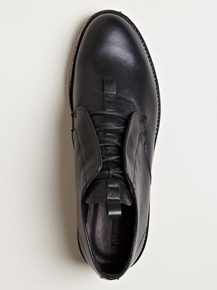 Lyst - Damir Doma Mens Flautim Ripple Sole Leather Shoes in Black for Men